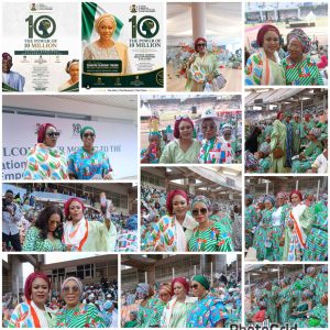 Out for the 10 Million Women Rally organized by the Federal Ministry of Women Affairs
